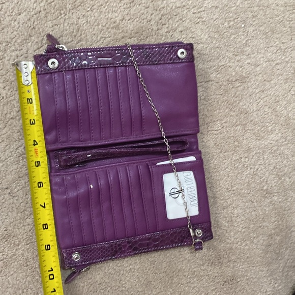 Jennifer Lopez wallet purple :) women’s wallet clutch beautiful - Picture 10 of 12